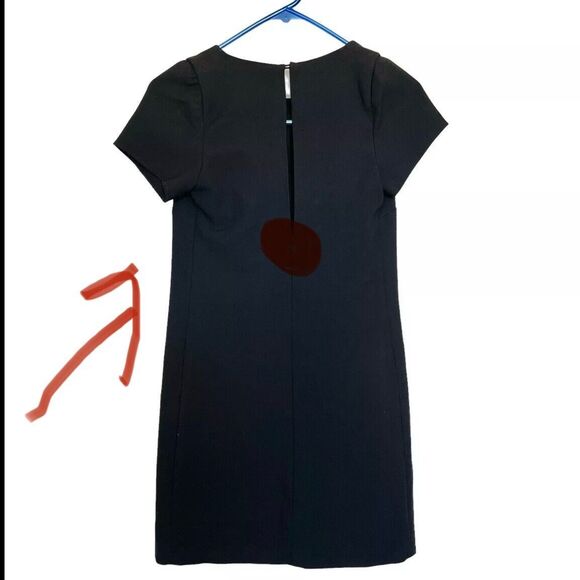 Zara Womens Dress Size XS Black Mini Short Sleeve Short Corporate Work Office - Picture 13 of 16